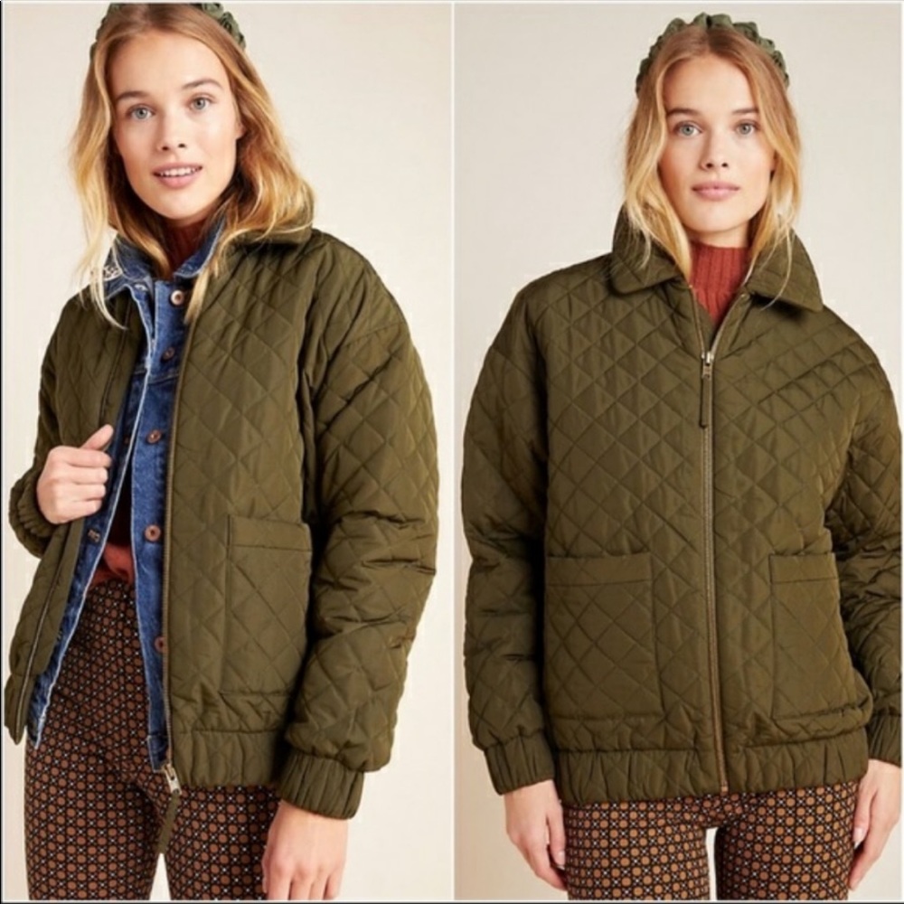 ANTHROPOLOGIE If By Sea Brixton Quilted Jacket